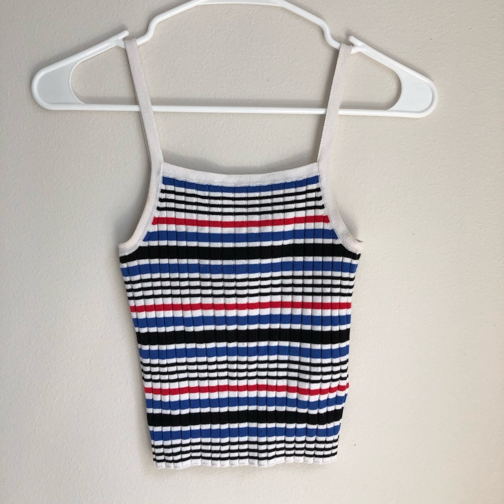 H&M ripped sweater crop